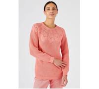 Damart - Pull détails ajourés - Rose 42/44