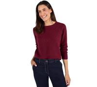 Damart - Pull Jeu de Points Thermolactyl Femme Rouge Taille 38/40