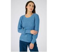 Damart - Pull mélange alpaga à strass - Bleu 38/40