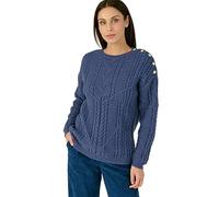 Damart - Pull Torsadé Maille Thermolactyl, Col Rond, Manche Longue