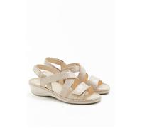 Damart - Sandales à scratchs Piedical - Beige Animalier 39