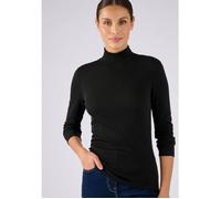 Damart - Sous-pull col montant maille côtelée Thermolactyl et soie - Noir 46/48