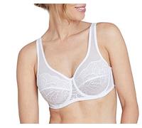 Damart - Soutien-Gorge à Armatures Lea by Femme Blanc Taille 85