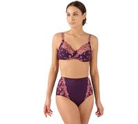 Damart - Soutien-Gorge Armatures brodé Bella de Femme Violet Taille 100