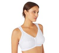 Damart - Soutien-Gorge Dos Droit sans Armatures Ouvert Devant Femme Blanc Taille 115