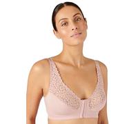 Damart - Soutien-Gorge sans Armatures Ouvert Devant Femme Rose Taille 115