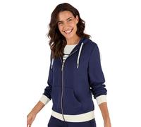 Damart - Sweat-Shirt À Capuche Thermolacyl Femme Bleu Taille 42/44