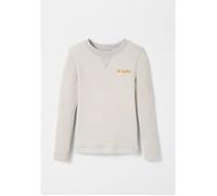 Damart - Sweat-shirt enfant molleton gratté Thermolactyl Sensitive - Gris Chiné 12 ans