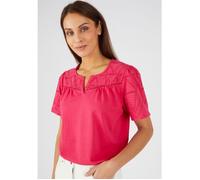 Damart - T-shirt broderie anglaise pur coton - Rose 42/44