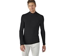 Damart - T-Shirt Col Montant Thermolactyl Sensitive, Homme, Noir, Taille XL, Manches Longues