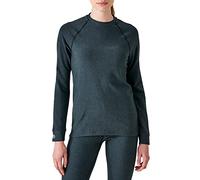 Damart - T-Shirt col Rond Comfort Thermolactyl 4 Femme Noir Taille 46-48 (L)
