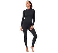 Damart - T-Shirt Col Zippé Energy 3 Thermolactyl Femme Noir Taille XS/S