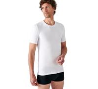Damart - T-Shirt Double Face Col Rond Thermique Thermolactyl Homme Blanc Taille 3XL (126-133)