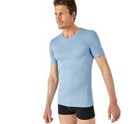 Damart - T-Shirt Double Face col Rond Thermolactyl Homme Bleu Taille M (94-101)