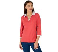 Damart - T-Shirt Effet 2 en 1 Femme Rose Taille 42/44