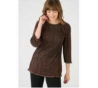 Damart - T-shirt en maille brillante - Bronze 34/36