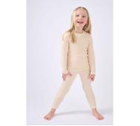 Damart - T-shirt enfant Thermolactyl Sensitive molleton - Ecru 10 ans