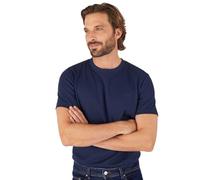 Damart - T-Shirt Essential en Maille Gaufrée Homme Bleu Taille M (94-101)