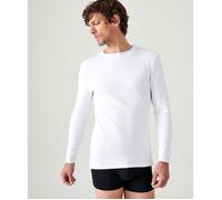 Damart - T-shirt homme Thermolactyl manches longues molleton gratté - Blanc XS