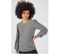 Damart - T-shirt maille chaude côtelée - Gris Chiné 42/44