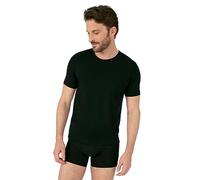 Damart - T-Shirt Manches Courtes thermorégulant Evolutyl Homme Noir Taille XL (110-117)