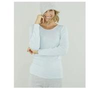 Damart - T-shirt manches longues fine côte Thermolactyl - Blanc 54/56