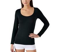 Damart - T-Shirt Manches Longues Thermolactyl Invisible, Femme, Noir, Taille M