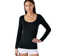 Damart - T-Shirt Manches Longues Thermolactyl Sensitive Femme Noir Taille 46-48 (L)