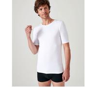 Damart - T-shirt Thermolactyl manches courtes maille interlock - Blanc XL