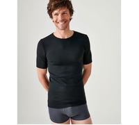 Damart - T-shirt Thermolactyl manches courtes maille interlock - Noir S