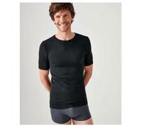 Damart - T-shirt Thermolactyl manches courtes maille interlock - Noir S