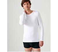 Damart - T-shirt Thermolactyl manches longues double face - Blanc M