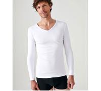 Damart - T-shirt Thermolactyl manches longues maille interlock - Blanc S