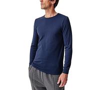 Damart - T-Shirt Thermolactyl Manches Longues Maille Interlock Homme Bleu Taille 4XL (134-141)