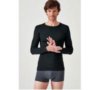 Damart - T-shirt Thermolactyl manches longues maille interlock - Noir M