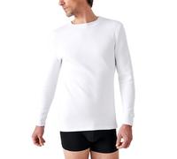 Damart - T-Shirt Thermolactyl Manches Longues, Molleton Gratté, Homme, Blanc, Taille L