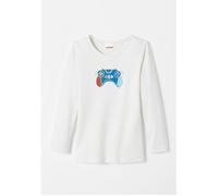 Damart - T-shirt Thermolactyl mixte enfant sérigraphiés - Manette Blanc 12 ans