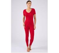 Damart - T-shirt Thermolactyl Sensitive biais brillant - Rouge 34/36