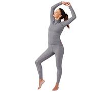 Damart - Tee-Shirt Col Roulé Comfort Thermique Thermolactyl 4 Femme Gris Chiné Taille 38-40 (S)