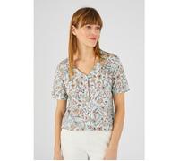 Damart - Tee-shirt manches courtes imprimé - Aqua Fleuri 34/36