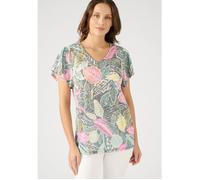 Damart - Tee-shirt manches papillon - Vert Feuillage 42/44