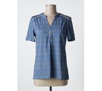 damart tee-shirts et débardeurs femme de couleur bleu