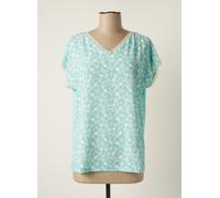 damart tee-shirts et débardeurs femme de couleur bleu 38