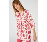 Damart - Tunique base volantée fleurie - Rose Fleuri 50