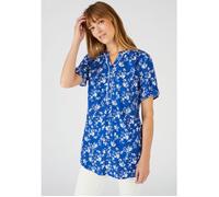 Damart - Tunique imprimé floral - Bleu Fleuri 36