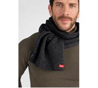 DamartSport - Écharpe mixte maille polaire chaude Thermolactyl - Noir Chiné