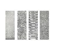 Damas en acier en acier éteint à motifs lissés Matteur de fabrication de barre d'embryon Forging matériaux éteintes lissés pour le coupeur de maison DIY (2)