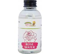 DAMASCINE HYDROLATE DE FLEURS DE ROSE 100% NATURELLE 100ml EAU DE ROSE 0.1L Eau de rose naturelle à boire pour faire du pain 100ml Rose water