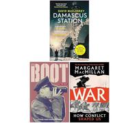 Damascus Station, Das Boot & War How Conflict Shaped Us 3 Books Collection Set