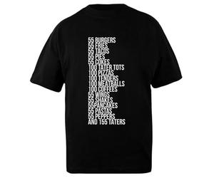 DAMBOTEE Commande Drive Thru - Je Pense Que Vous Devriez Partir T-Shirt Oversize en Coton Noir Unisexe Unisex Black Cotton Oversized T-Shirt